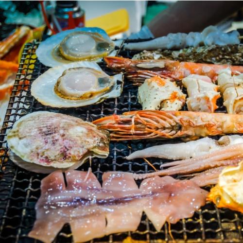 Street food in Dotonbori